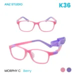 แว่นกรองแสงสำหรับเด็ก กรอบเเว่นเปลี่ยนสี รุ่น Morphy C - Image 6