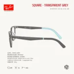 Ray-Ban Junior RY1626D Eyeglasses Size 49 แว่นสายตาเด็ก ทรงเหลี่ยม - Image 4