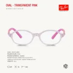 Ray-Ban Junior Oval RY1616D Eyeglasses Size 47 กรอบแว่นเด็ก - Image 8