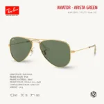 Ray-Ban Junior Round RJ9547S Sunglasses Size 44 แว่นกันแดดเด็ก ทรงกลม - Image 9
