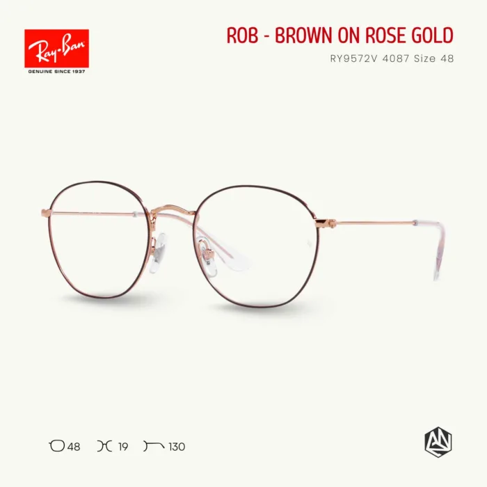 Ray-Ban Kids Rob RY9572V Eyeglasses Size 47 กรอบแว่นเด็ก - Image 9