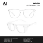 แว่นกรองแสงสีฟ้า vanta. WINDY Anti-Fog กันลม ป้องกันฝุ่น PM2.5 - Image 7
