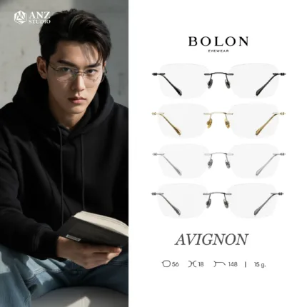 แว่นตา BOLON AVIGNON BR1000 – ทรง Irregular ไร้ขอบ มินิมอล น้ำหนักเบา
