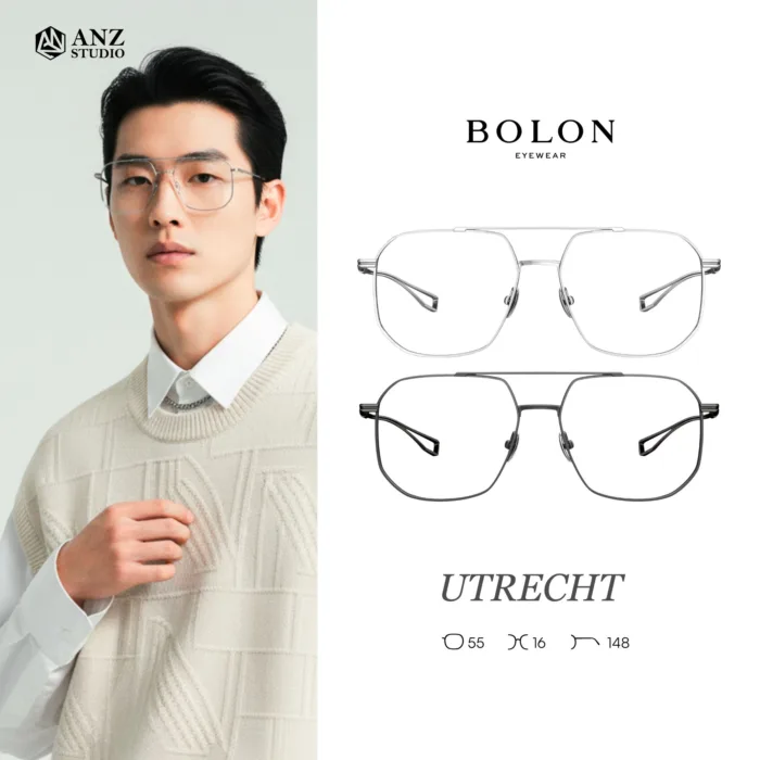 แว่นตา BOLON UTRECHT BT1515 – ทรง Irregular เสริมลุคมั่นใจ เรียบเท่สไตล์โมเดิร์น - Image 1