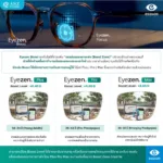 ตัดเลนส์สายตาเดี่ยวระดับพรีเมียมจาก Essilor Eyezen Plus / Pro / Max (RX) สั่งตัดเฉพาะบุคคล ช่วยลดอาการล้าลดการเพ่งระยะใกล้ - Image 2
