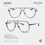 แว่นตา BOLON REIMS BT1517 – ทรง Aviator ผสานความเท่และความเรียบหรู - Image 2