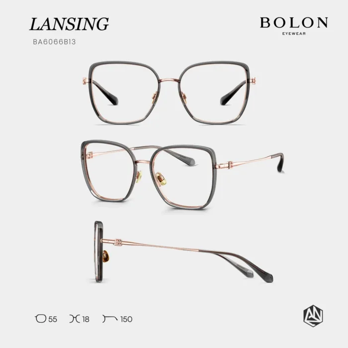 แว่นตา BOLON LANSING BA6066 – ทรง Butterfly สวยหวาน เรียบหรูสไตล์โมเดิร์น - Image 5