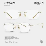 แว่นตา BOLON AVIGNON BR1000 – ทรง Irregular ไร้ขอบ มินิมอล น้ำหนักเบา - Image 3