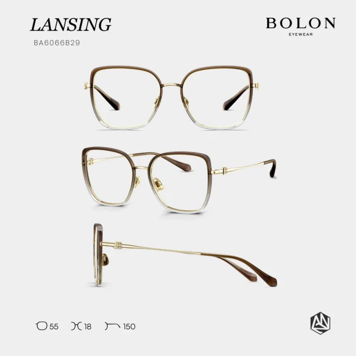 แว่นตา BOLON LANSING BA6066 – ทรง Butterfly สวยหวาน เรียบหรูสไตล์โมเดิร์น - Image 6