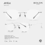 แว่นตา BOLON AVILA BR1001 – ทรง Cat-eye ไร้ขอบ น้ำหนักเบา สไตล์มินิมอล - Image 6