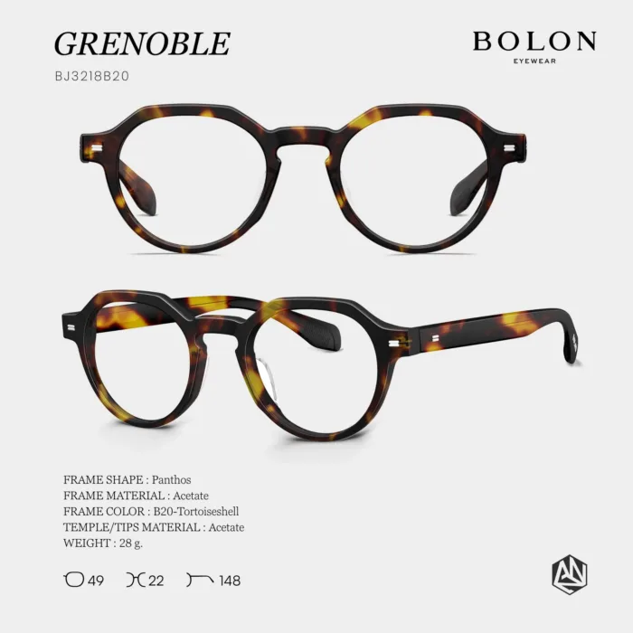 แว่นตา BOLON GRENOBLE BJ3218 – ทรง Panthos เรียบหรู เบาแต่มีสไตล์ UNISEX - Image 5