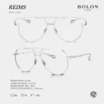 แว่นตา BOLON REIMS BT1517 – ทรง Aviator ผสานความเท่และความเรียบหรู - Image 5
