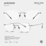แว่นตา BOLON AVIGNON BR1000 – ทรง Irregular ไร้ขอบ มินิมอล น้ำหนักเบา - Image 5