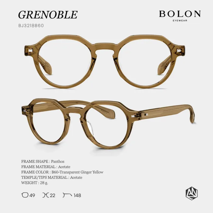 แว่นตา BOLON GRENOBLE BJ3218 – ทรง Panthos เรียบหรู เบาแต่มีสไตล์ UNISEX - Image 6
