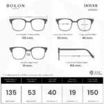 แว่นตา BOLON DOVER BA6065 – ทรง Oval โทนสีหวาน เรียบหรู พร้อมความเบาเป็นพิเศษ - Image 6