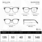 แว่นตา BOLON ISLINGTON BA7036 – ทรง Panthos เรียบหรูน้ำหนักเบา - Image 10