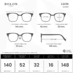 แว่นตา BOLON LEON BJ3219 – ทรง Cat-eye สไตล์เฟมินีนสุดคลาสสิก - Image 5