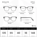 แว่นตา BOLON AVILA BR1001 – ทรง Cat-eye ไร้ขอบ น้ำหนักเบา สไตล์มินิมอล - Image 8