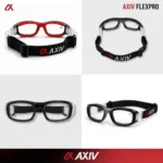 AXIV FLEXPRO แว่นตากีฬาดีไซน์ทรงสปอร์ตแบบ Full Rim พร้อมโครงกรอบโค้งโอบรับใบหน้า  ตัดเลนส์สายตาได้ - Image 6