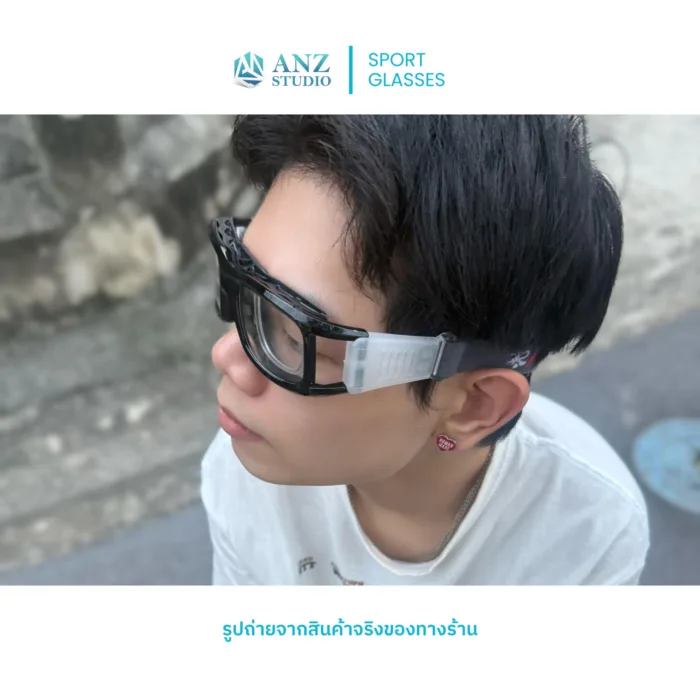 กรอบแว่นตาเล่นกีฬาสองชั้น มีกรอบเลนส์เสริมถอดประกอบได้ รุ่น DoubleP *สั่งตัดเลนส์ค่าสายตาได้ - Image 8