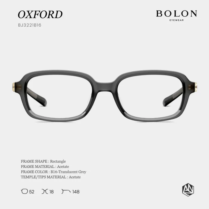 แว่นตา BOLON OXFORD BJ3221 – ทรง Rectangle เรียบเฉียบ สไตล์โมเดิร์น - Image 8