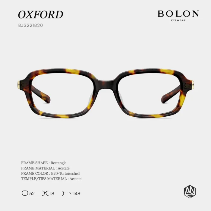 แว่นตา BOLON OXFORD BJ3221 – ทรง Rectangle เรียบเฉียบ สไตล์โมเดิร์น - Image 5