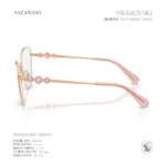 กรอบแว่นตา SWAROVSKI รุ่น SK1034 ทรง Cat Eye ประดับคริสตัล 3 เม็ด ของแท้ รับประกัน 2 ปี - Image 8