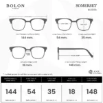 แว่นตา BOLON SOMERSET BL5096 – ทรง Rectangle สไตล์ Y2K โฉบเฉี่ยวไม่เหมือนใคร - Image 9