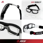 กรอบแว่นตาเล่นกีฬาแบบสองชั้น มีกรอบเลนส์เสริมถอดประกอบได้ AXIV Double P สั่งตัดเลนส์ค่าสายตาได้ - Image 2