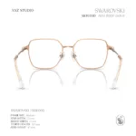 กรอบแว่นตา SWAROVSKI รุ่น SK1020D ทรง Irregular ประดับคริสตัล Octagon ของแท้ รับประกัน 2 ปี - Image 10