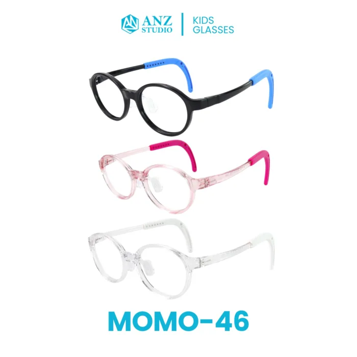ANZ STUDIO แว่นตาพร้อมเลนส์กรองแสง รุ่น MOMO-46 สำหรับเด็กเล็กอายุ 6–9 ปี - Image 8