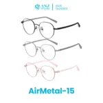 แว่นตาพร้อมเลนส์กรองแสง ANZ รุ่น AirMetal-15  สำหรับเด็ก 12–18 ปี - Image 8