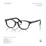 กรอบแว่นตา SWAROVSKI รุ่น SK2040D ทรง Oval ดีไซน์เรียบหรูด้วยกรอบผสมโลหะและอะซิเตท ของแท้ รับประกัน 2 ปี - Image 2