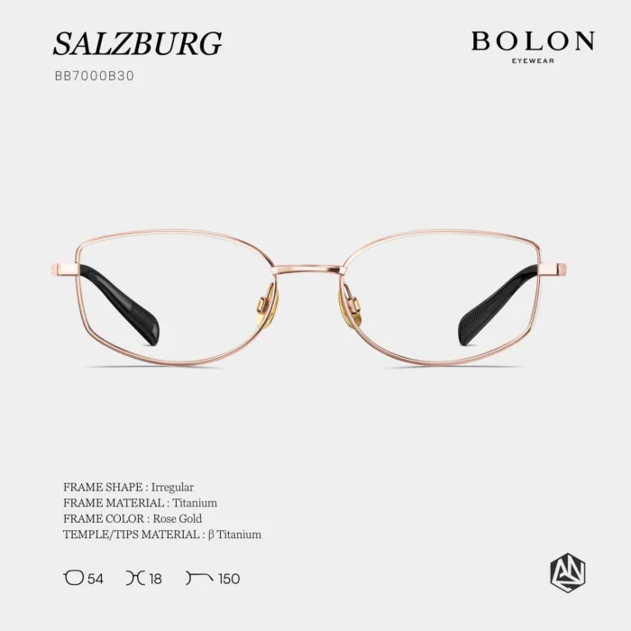 แว่นตา BOLON SALZBURG BB7000 - ทรง Irregular น้ำหนักเบา สไตล์เรียบหรู - Image 6