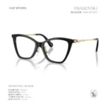 กรอบแว่นตา SWAROVSKI รุ่น SK2051F ทรง Cat Eye คริสตัลเหลี่ยมแปดมุม ของแท้ รับประกัน 2 ปี - Image 2