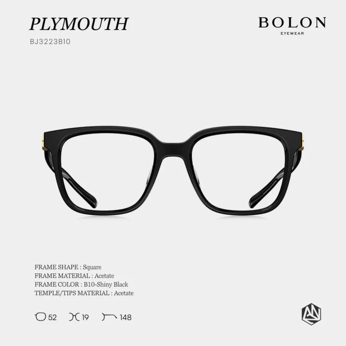 แว่นตา BOLON PLYMOUTH BJ3223 – ทรง Square คมชัดอีกระดับของความโมเดิร์น - Image 2