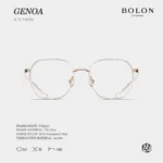 แว่นตา BOLON GENOA BJ6173 – ทรง Polygon บางเฉียบ สง่างามทุกมุมมอง - Image 2
