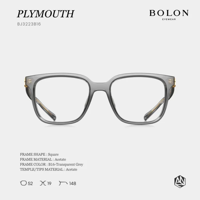 แว่นตา BOLON PLYMOUTH BJ3223 – ทรง Square คมชัดอีกระดับของความโมเดิร์น - Image 3