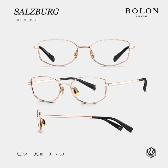 แว่นตา BOLON SALZBURG BB7000 - ทรง Irregular น้ำหนักเบา สไตล์เรียบหรู - Image 9