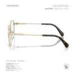 กรอบแว่นตา SWAROVSKI รุ่น SK1020D ทรง Irregular ประดับคริสตัล Octagon ของแท้ รับประกัน 2 ปี - Image 5