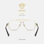 กรอบแว่นตา VERSACE รุ่น VE1287 ทรง Pilot เมดูซ่าสุดหรู ของแท้ รับประกัน 2 ปี - Image 7