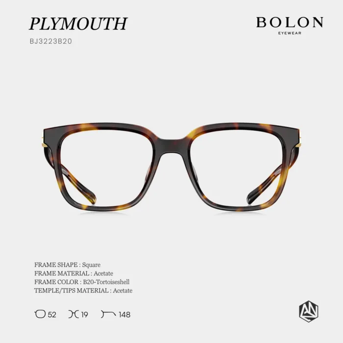 แว่นตา BOLON PLYMOUTH BJ3223 – ทรง Square คมชัดอีกระดับของความโมเดิร์น - Image 4
