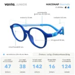 แว่นตาเด็กกรองแสงสีฟ้า vanta. MagSnap Roundly พร้อม Clip-on แม่เหล็ก Polarized UV400 อายุ 6–12 ปี - Image 5