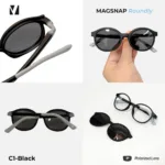 แว่นตาเด็กกรองแสงสีฟ้า vanta. MagSnap Roundly พร้อม Clip-on แม่เหล็ก Polarized UV400 อายุ 6–12 ปี - Image 8