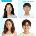 ANZ STUDIO l แว่นกรองแสงสำหรับเด็ก รุ่น Nori น้ำหนักเบา ทนแทนต่อแรงกระแทก - Image 10