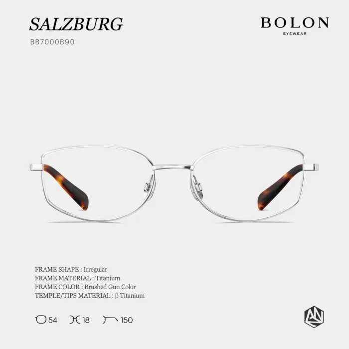 แว่นตา BOLON SALZBURG BB7000 - ทรง Irregular น้ำหนักเบา สไตล์เรียบหรู - Image 2
