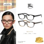 กรอบแว่นตา BURBERRY รุ่น BE2447D ทรง Oval ลาย Burberry Check ของแท้ รับประกัน 2 ปี