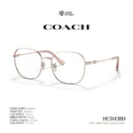 กรอบแว่นตา COACH รุ่น HC5143BD ทรง Irregular ดีไซน์ Metal Sculpted C รับประกัน 2 ปี - Image 2