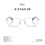กรอบแว่นตา COACH รุ่น HC5204 ทรง Rectangle Metal ดีไซน์ Pillow Tabby รับประกัน 2 ปี - Image 3