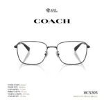 กรอบแว่นตา COACH รุ่น HC5205 ทรง Square โลหะดีไซน์เรียบหรู รับประกัน 2 ปี - Image 3